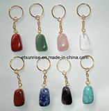 Semi Precious Crystal Stone Keyring Pendant (ESB01402)