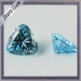High Quality Heart Shape Zirconia Synthetic Gems Stone for Jewelry