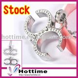 2017 Fashion Stainless Steel Pendant for Lady with Crystal