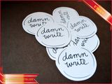 Round Printed Paper Sticker Gift Packing Seal Sticker