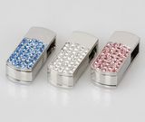 Customized Logo Crystal Pendrive Jewelry USB Flash Drive for Wedding