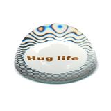 Crystal Souvenir Clear Glass Paperweight for Promotion Gift Hx-8339