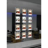 LED Light Pockets for Real Estate Agent Cable Display System