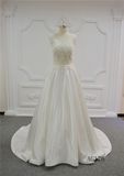 Sexy Transparent Heavy Beading Wedding Dress Alibaba A-Line Wedding Dress