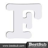 Sublimation Hb Letters - F (HBZM18-F)