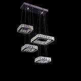 LED Crystal Lighting Modern LED Crystal Pendant Light
