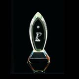 Crystal Award with Laser Inside