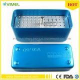 Dental 72 Holes Bur Holder Stand Autoclave Disinfection Box