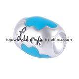 Stainless Steel Custom Engraved Metal Logo Beads