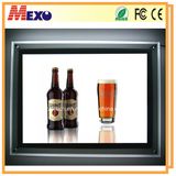 Crystal Photo Frame LED Slim Light Box for Drink Bar Acrylic Advertising Billboard