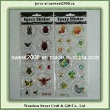 Custom Funny Cartoon Epoxy Laser Stickers for Decoration