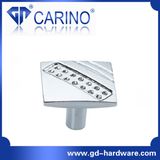 (GDC2571) Transparent Diamond Shape Crystal Glass Cabinet Knob