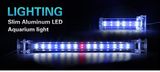 LED Clip Light Crystal Housing 3W on Aquarium Fish Tank