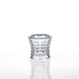 Crystal Clear Glass Candle Holder