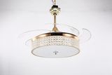 Model 52wf926A Ceiling Fan Light with Crystal Lampshade