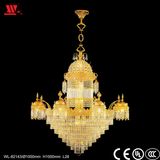 Traditional Crystal Chandelier with Glass Decoration Wl-820143
