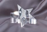 Crystal Slanted Star Paperweight