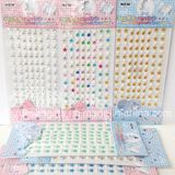 Colorful Acrylic Crystal Pearl Sticker
