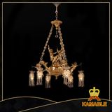 Classical Brass Style Pendant Chandelier (FD-0622-6)
