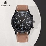 Fashion Wristwatch Men Leather Watch Band Custom Logo Watch 72904