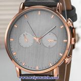 Custom Ladies Leather Quartz Wist Watches, Woman Alloy Watch (WY-17044)