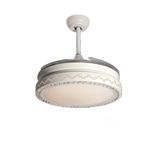 Crystal Series Decorative Ceiling Fan Invisible With Light