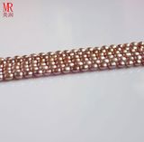 5-6mm Lavender Rice Shape Freshwater Pearl Strand