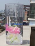 Water Loading Clear Acrylic Lucite Cylinder Vase