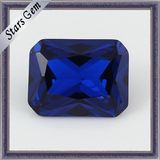 Factory Price for Rectangle Cut Blue Sapphire Stone