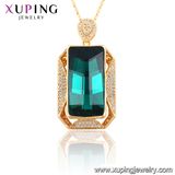 32607 Charming Gemstone Pendant Jewelry Indian Gold Plated Pendant Necklace Crystals From Swarovski