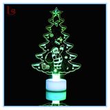 Hot Sale Acrylic Colorful Crystal LED Night Christmas Tree Light