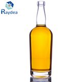 750ml Whiskey Glass Bottle in Flint Glass