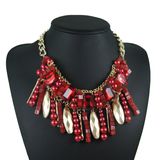 2017 Fashion Jewelry Pearl Crystal Necklace