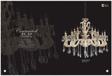 Hot Sale Double Colors Crystal Chandelier Light