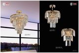 K9 Crystal Golden Pendant Light