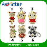 Cartoon Teddy Pendrive USB Flash Memory Jewelry USB Flash Drive