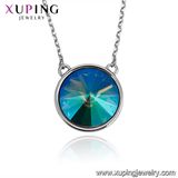 43606 Latest Design Necklace, Quartz Necklace, Costume Jewelry Necklace Crystals From Swarovski