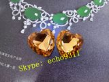 28*28mm Heart Shape Rhinestones Point Back Jewelry Stones