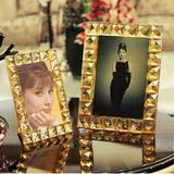 European Elegant Crystal Glass Photo Frame Gift