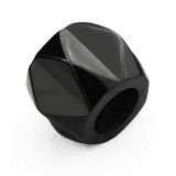 Different Color Black Plated Stainless Steel Leather Bracelet Men Bead