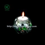 Color Glass Candle Cup by SGS (7*7*6)