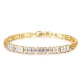 Hot Environmental Protection Copper Plating Colorful AAA Zircon Bracelet