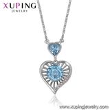 Necklace-00502 Xuping Heart Shape Gold Plated Crystals From Swarovski Personal Designs Necklace Jewelry