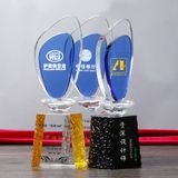 Jingyage Blue and White Angle Award Crystal Souvenir Gifts
