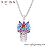 Necklace-00558 Fashion Silver Color Rhodium Plating Women Pearl Neckalce