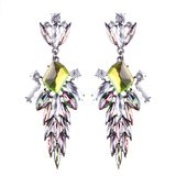 Factory New Trend Diamond Crystal Long Earrings