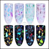 Irregular Chameleon Flakes Pigment, Chameleon Effect Powder Pigment for Nail Polish, Paint, Printing