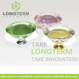 Different Color Acrylic Diamond Glass Round Knob
