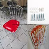 Strong Modern Hotel furniture Clear Polycarbonate Resin Napoleon Chairs
