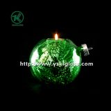 Single Color Glass Candle Cup (10*12*10)